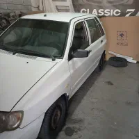 پراید۱۱۱ مدل ۹۵ مزایده موتور و اتاق درحد