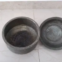 دیگ مسی قدیمی تمیز|ظروف پخت‌وپز|الوند, |دیوار