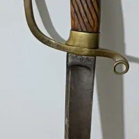 شمشیر عطیقه روسی فولاد خالص قدمت ۱۳۰سال