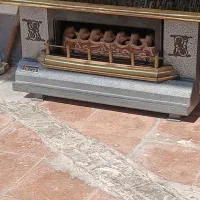 بخاری گازسوز شومینه ای|بخاری، هیتر، شومینه|بهبهان, |دیوار