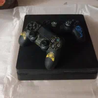 یک عدد ps4 slim کپیخور دو دسته یک ترابایت