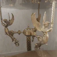 میز برنزو سماور وپارچ برنز|مبلمان خانگی و میز عسلی|ملایر, |دیوار