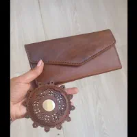 کیف پول چرم طبیعی و آینه چرمی|کیف، کفش، کمربند|کرج, گوهردشت|دیوار