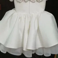 پیراهن مجلسی عروسکی یک تا دوسال|کفش و لباس بچه|مشهد, مصلی (کارمندان اول)|دیوار