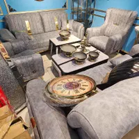 جلومبلی چهار تیکه قطر 80 صفحه اصلی رنگ ثابت|مبلمان خانگی و میز عسلی|مشهد, شهرک رازی (شهرک غرب)|دیوار