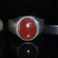 ۲انگشتر نقره یاقوت سرخ برمه عقیق یمن کهنه وقدیمی|جواهرات|تهران, شمیران‌نو|دیوار