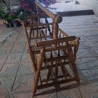 گهواره تاشو درحد نو|تخت و صندلی بچه|سیرجان, |دیوار