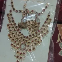 گردنبند هندی نگینی|بدلیجات|خاش, |دیوار