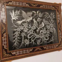 تابلو خاتم  و مس هنر دست