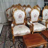 مبل صندلی 9نفره با میز عسلی