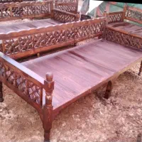 فروش ویژه تخت سنتی تمام چوب کیفیت ممتاز صادراتی|مبلمان خانگی و میز عسلی|بوشهر, |دیوار