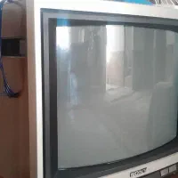 تلویزیون چوبی نوستالژی سونی قدیمی دورچوب|تلویزیون و پروژکتور|خرم‌آباد, |دیوار