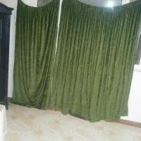 پرده نو وآماده نصب عرض دو ویک متر طول دونیم|پرده، رانر، رومیزی|نسیم‌شهر, |دیوار