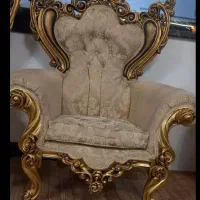 مبل سلطنتی  ۹ نفر با میز وعسلی|مبلمان خانگی و میز عسلی|بروجرد, |دیوار