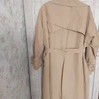 ۲ تا بارونی ترک چرم اصل کتان زارا درجه یک استر دا|لباس|فشاپویه, |دیوار