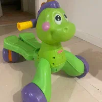 روروک و سه چرخه fisher price خیلی بامزه