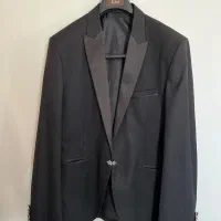 کت مجلسی یقه ساتن