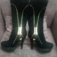 چکمه مخمل ساق بلند|کیف، کفش، کمربند|مشهد, شهید قربانی|دیوار