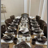 سرویس چینی ۱۲ نفره خارجی با تیکه های اضافه