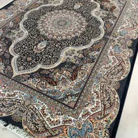 فرش سرمه ای۱۲متری۷۰۰شانه تراکم۲۵۵۰/کاملا نو و آک|فرش|اصفهان, بهاران|دیوار