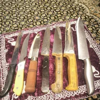 دوعددساطورو هفت چاقوی سالم آشپزخونه وگوشت