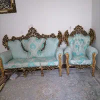 مبل سلطنتی هفت نفره تمیز 15میلیون تومان