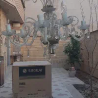 ۴عدد لوستر و ۲ عدد مهتابی تکی|لوستر و چراغ آویز|شیراز, فرگاز|دیوار