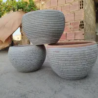 گلدان سفالی بزرگ