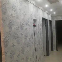 نصاب کاغذ دیواری وپوستر 3D ضمانتی|خدمات پیشه و مهارت|بندرعباس, |دیوار