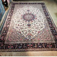 فرش دستباف یزد جفت ۹ متری ۱۵۰ ملیون تومن|فرش|مشکیندشت, |دیوار