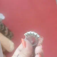 دو انگشنر نقره زیبا
