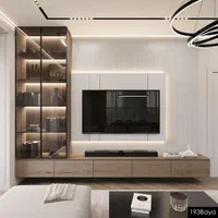 طراحی و اجرای تی وی وال مدرن مدل ورونا|میز تلویزیون|شیراز, باهنر|دیوار