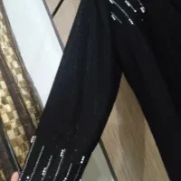 مانتو مشکی جنس عالی خوب نونو