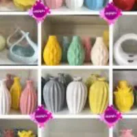 گلدانهای سفالی و پلاستیکی