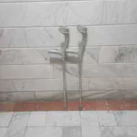 یک جفت عصا مچی و یک عدد عصا تکی مچی آلومینیومی