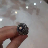 انگشتر نقره باقوت کبود اصل