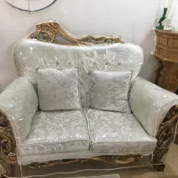یک دست مبل هفت نفره سالم وتمیز|مبلمان خانگی و میز عسلی|تهران, آهنگ|دیوار