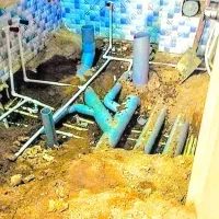 لوله کشی آب فاضلاب نشت یابی با دستگاه نقطه زن