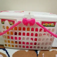 سبد آشپزی اسباب بازی  دخترانه  وسگ قلبی