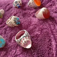 حراج ۷عدد انگشتر نقره|حراج|شهریار, کهنز|دیوار