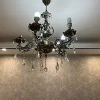 لوستر برنزی ۵ شاخه سنگین