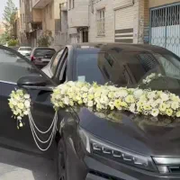 دسته گل عروس و ماشین عروس تشریفات عروسی