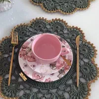 رومیزی بافتنی