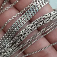 زنجیر دستبند نقره