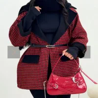 پالتو پیچازی یقه و سرآستین فوتر۸۰۰تومان