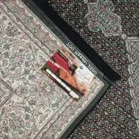 فرش ماهی سرمه ای روشن چک شش ماه|فرش|مرند, |دیوار