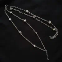 ست گردنبند و دستبند خوشگل  پابند طرح برگ|بدلیجات|جوانرود, |دیوار