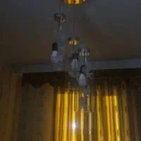 ساعت چوب لوستر چوبی لوستر شیشه ای|لوستر و چراغ آویز|اندیشه, اندیشه فاز ۲|دیوار