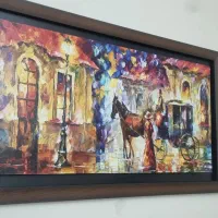 تابلو نقاشی زیبا ....عاوضه|تابلو، نقاشی، عکس|تهران, شهرک فردوس (حسینی)|دیوار