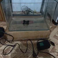 اکواریوم با وسایل